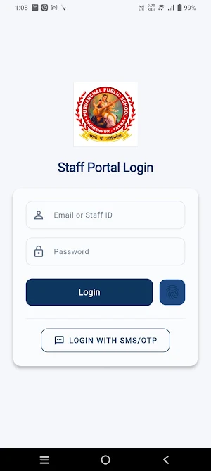 Purvanchal Staff App Screenshot 0