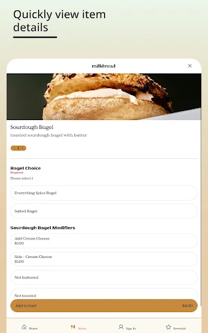 milkbread - Order Online Screenshot 3