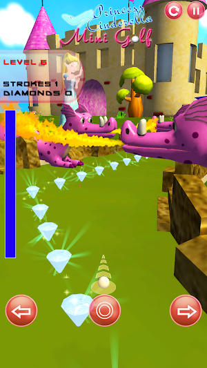 Princess Cinderella Mini Golf Screenshot 2