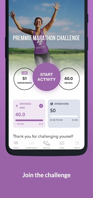 Premmie Marathon Challenge Screenshot 1