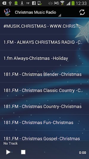 Christmas Music Radio Stations Screenshot 0