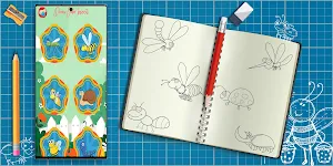 Learn To Draw Cute Insects Screenshot 0