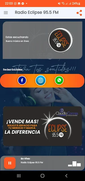 Radio Eclipse 95.5 FM Screenshot 0