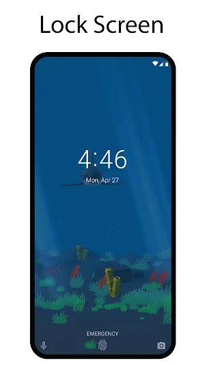 Sharky - Live Wallpaper Shark Screenshot 1