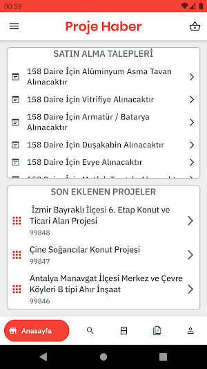 Projehaber.com Screenshot 1