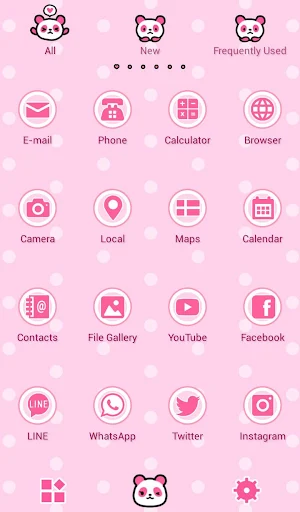 Pink Panda Theme Screenshot 2