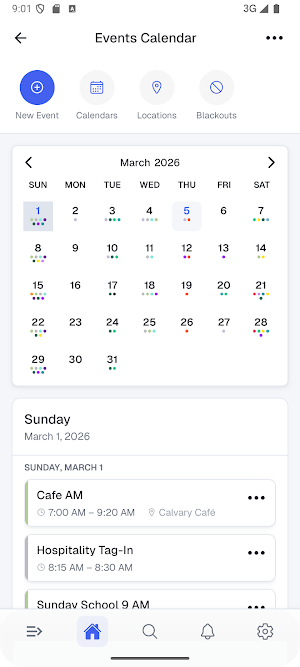 Reach Church Management Screenshot 2