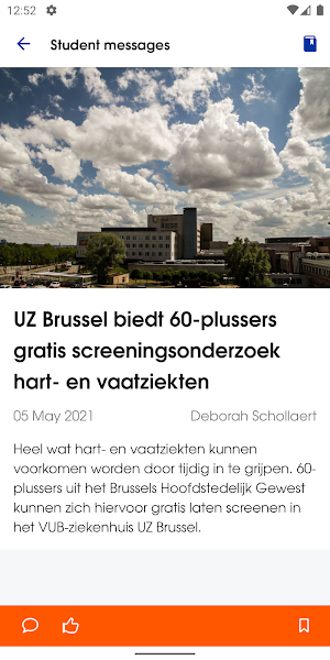 WeAreVUB Student Screenshot 2