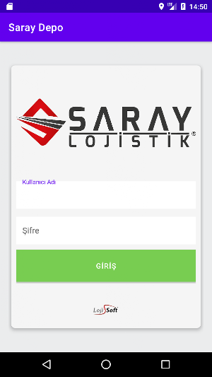 Saray Lojistik Depo Takip Screenshot 0