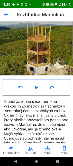Rozhľadňa Marčulina Screenshot 2