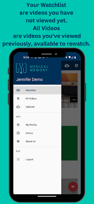 Medical Memory Patient App Screenshot 1
