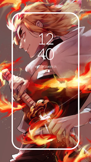 Kyojuro Rengoku HD Wallpaper Screenshot 1