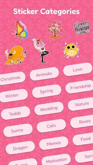 Flowers Stickers Screenshot 0