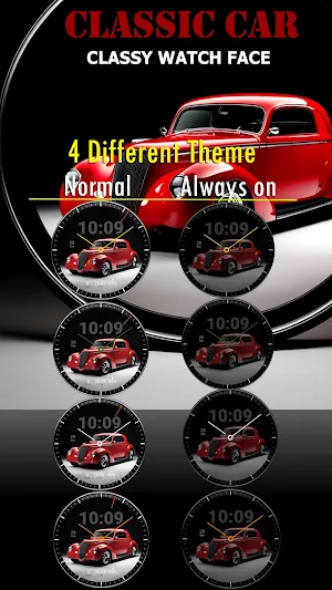 Classic Car - Watch Face Screenshot 3