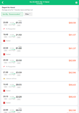 Treapmoo: Flight Tickets Screenshot 3