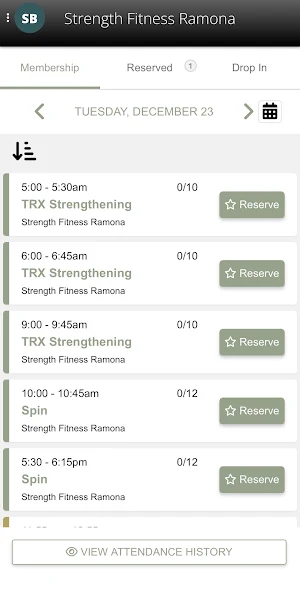 Strength Fitness Ramona Screenshot 0