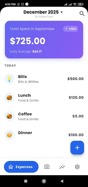 ExpenseMind Screenshot 0