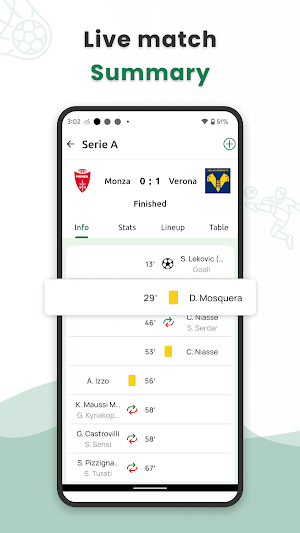 Soccer Live Scores Screenshot 1