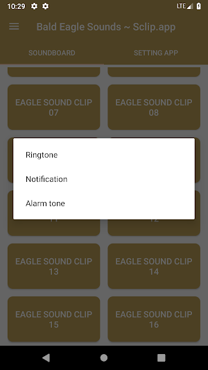 Bald Eagle Sound Collections ~ Sclip.app Screenshot 2