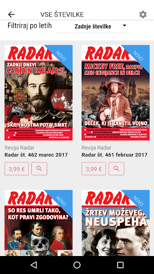 Revija RADAR Screenshot 2