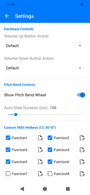 Midi Keyboard Screenshot 2