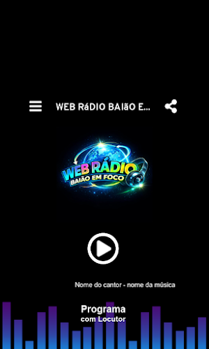 Web Rádio Baião em Foco Screenshot 1