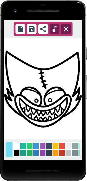 Huggy Wuggy Coloring Book Screenshot 1