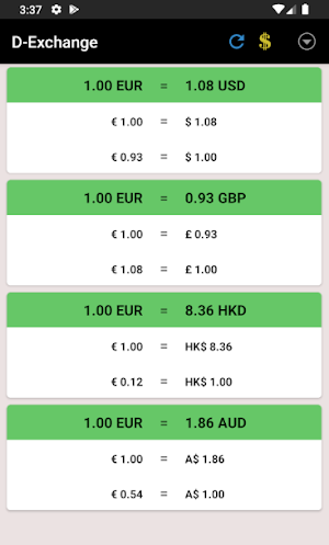 D-Exchange Currency Converter Screenshot 3