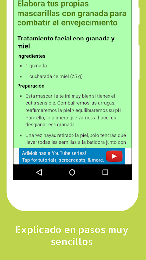 Trucos y Consejos de Belleza Caseros Screenshot 1