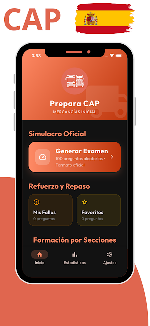 Prepara CAP España: Test 2026 Screenshot 1