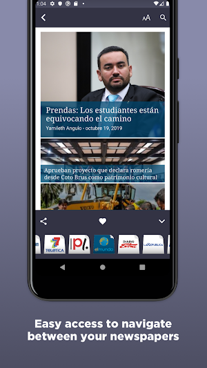 Costa Rican Newspapers Screenshot 2