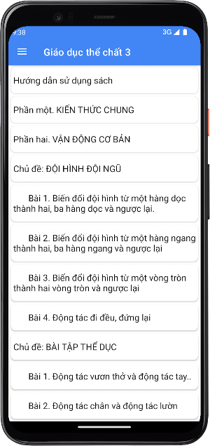 Giáo dục thể chất Lớp3 Screenshot 3