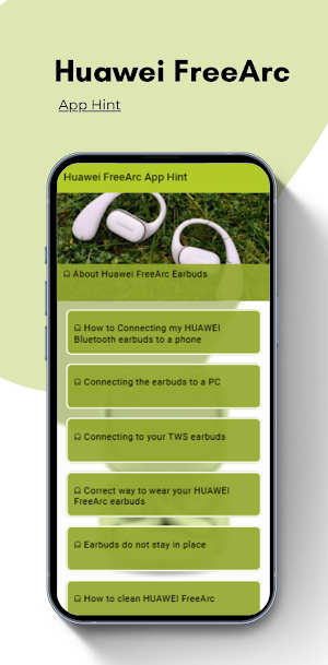 Huawei FreeArc App Hint Screenshot 0
