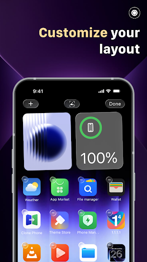 OS 26 Launcher: Home Screen Screenshot 0
