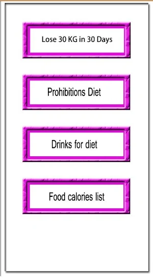 Diet to Lose 30 kg in 30 days2 Screenshot 1