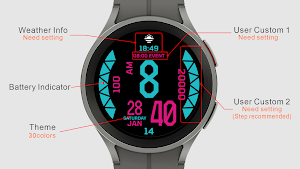 IWF Digi Master II watch face Screenshot 1