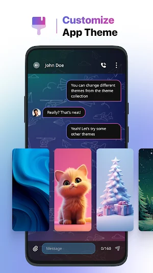 Messenger SMS - Color Messages Screenshot 2
