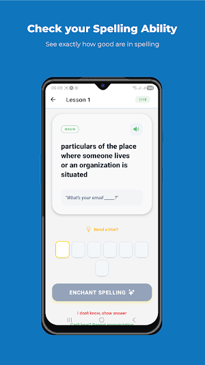 SpellWiz: CEFR Spelling Screenshot 2