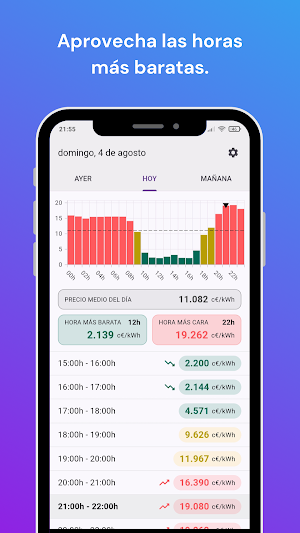 WattLuz - Precio de la Luz Screenshot 1