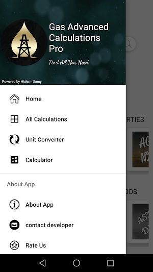 Gas Advanced Calculation Pro Screenshot 2