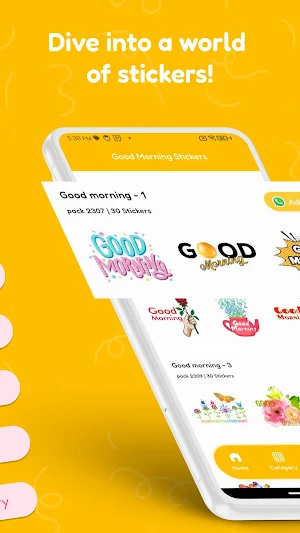 Good Morning Stickers Screenshot 1