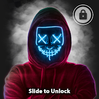 Neon Mask Lock Screen