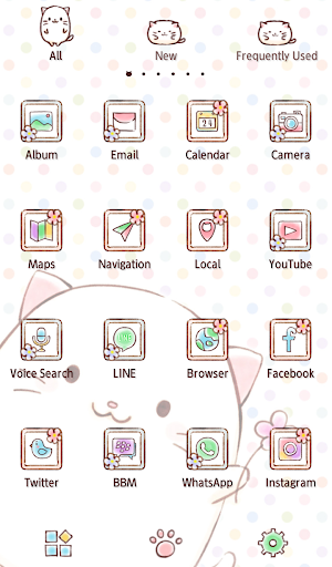 Cute Wallpaper Roly Poly Cats Theme Screenshot 2