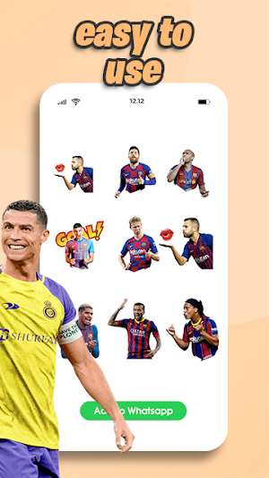 Footbat Player Stickers Screenshot 2