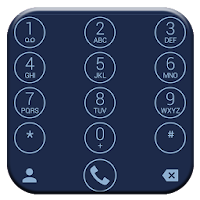 Dialer Circle Blue Theme