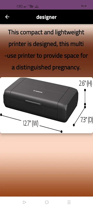Canon Pixma TR150 guide Screenshot 2