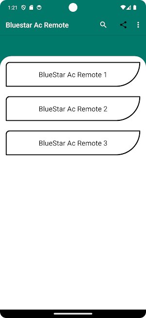 Remote Control for Bluestar AC Screenshot 0