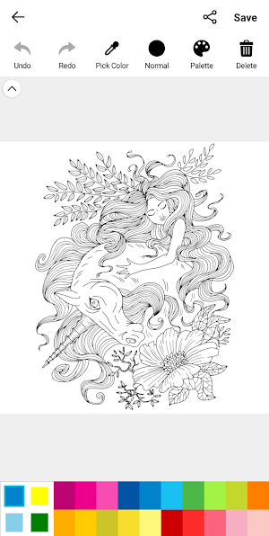 Fantasy Coloring Book Screenshot 3