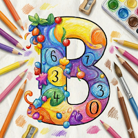 Alphabet And Numbers Coloring