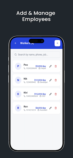 Staff Attendence Salary PRO Screenshot 3